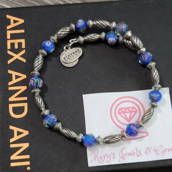 Alex and Ani Road to Romance beaded wrap bracelet - Picture 2 of 4